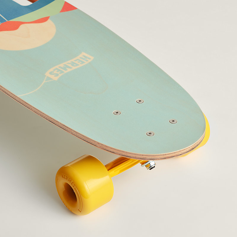 Skateboard HERMES Orange エルメス Long skateboard | Hermès USA